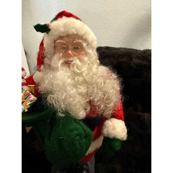 Holiday Creations 16" Musical Animated Santa Claus Collectible Christmas New - Picture 2 of 6